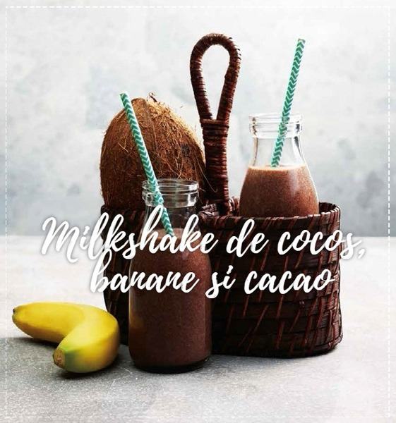 milkshake banene cacao
